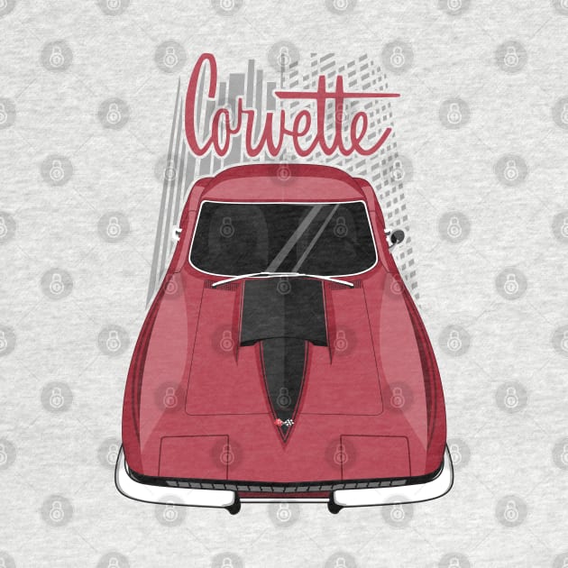 Corvette C2 - Maroon by V8social